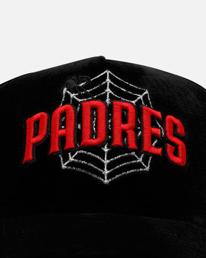 New Era San Diego Padres 'Spider Web' 9FORTY A-Frame Snapback Black/Red