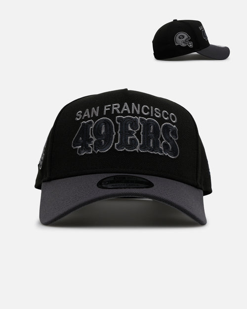New Era San Francisco 49ers 'Stealth' 9FORTY A-Frame Snapback Black/Charcoal