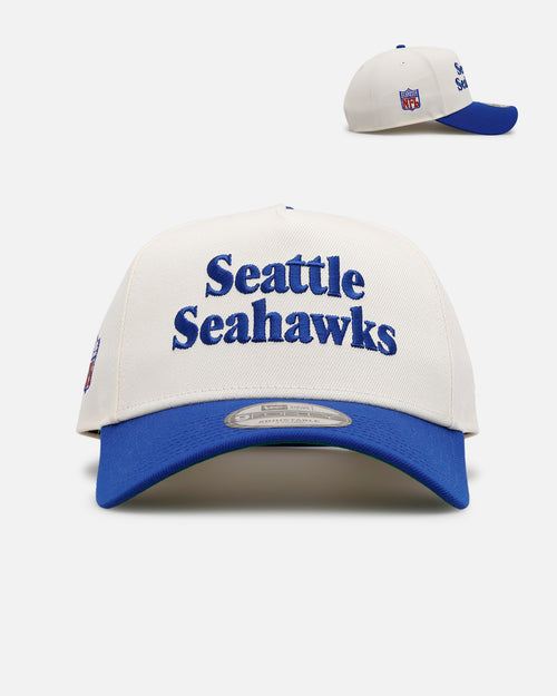 New Era Seattle Seahawks 'Throwback Bowl' 9FORTY A-Frame Snapback Chrome/OTC