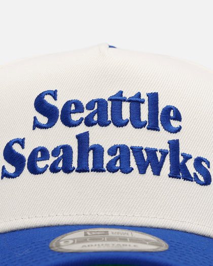 New Era Seattle Seahawks 'Throwback Bowl' 9FORTY A-Frame Snapback Chrome/OTC