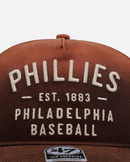 47 Brand Philadelphia Phillies 'Dusted' 47 Hitch Snapback Brown