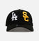 New Era Los Angeles Dodgers 'MLB & NCAA Dual Logo' 9FORTY A-Frame Snapback Black