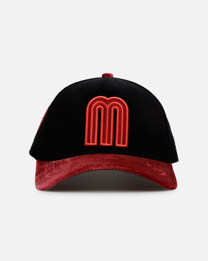 New Era Mexico National Baseball Team 'Velvet Cord Certified Lover' 9FORTY A-Frame Premium Corduroy Snapback Black