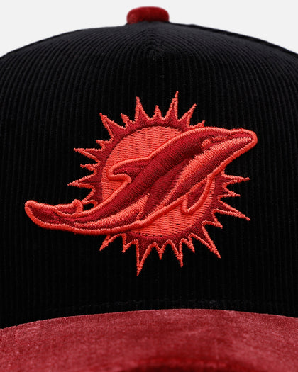 New Era Miami Dolphins 'Velvet Cord Certified Lover' 9FORTY A-Frame Premium Corduroy Snapback Black