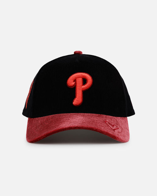 New Era Philadelphia Phillies 'Velvet Cord Certified Lover' 9FORTY A-Frame Premium Corduroy Snapback Black