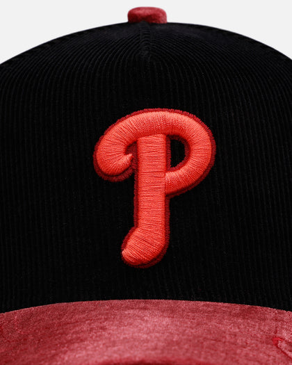 New Era Philadelphia Phillies 'Velvet Cord Certified Lover' 9FORTY A-Frame Premium Corduroy Snapback Black