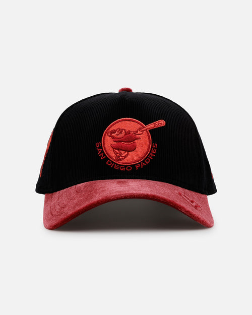 New Era San Diego Padres 'Velvet Cord Certified Lover' 9FORTY A-Frame Premium Corduroy Snapback Black