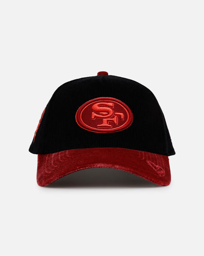 New Era San Francisco 49ers 'Velvet Cord Certified Lover' 9FORTY A-Frame Premium Corduroy Snapback Black