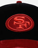 New Era San Francisco 49ers 'Velvet Cord Certified Lover' 9FORTY A-Frame Premium Corduroy Snapback Black