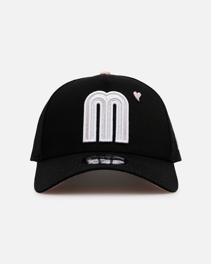 New Era Mexico National Baseball Team 'Pink Satin Hearts 2.0' 9FORTY A-Frame Snapback Black/Pink