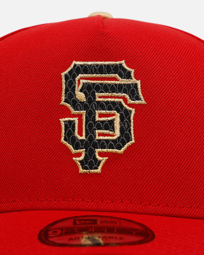 New Era San Francisco Giants 'Year Of The Snake' 9FORTY A-Frame Snapback Red/Gold