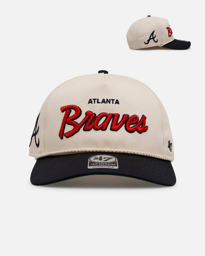 47 Brand Atlanta Braves 'MLB Opening Day' Script Hitch Snapback Natural