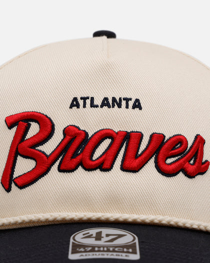 47 Brand Atlanta Braves 'MLB Opening Day' Script Hitch Snapback Natural