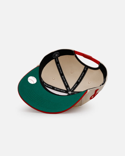 47 Brand Philadelphia Phillies 'MLB Opening Day' Script Hitch Snapback Natural