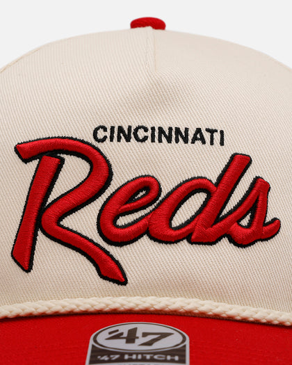 47 Brand Cincinnati Reds 'MLB Opening Day' Script Hitch Snapback Natural