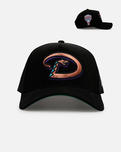 New Era Arizona Diamondbacks 'Black Cord' 9FORTY A-Frame Corduroy Snapback Black