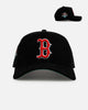 New Era Boston Red Sox 'Black Cord' 9FORTY A-Frame Corduroy Snapback Black
