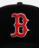 New Era Boston Red Sox 'Black Cord' 9FORTY A-Frame Corduroy Snapback Black