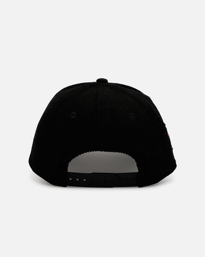 New Era Los Angeles Angels 'Black Cord' 9FORTY A-Frame Corduroy Snapback Black