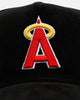 New Era Los Angeles Angels 'Black Cord' 9FORTY A-Frame Corduroy Snapback Black