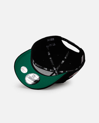 New Era Cincinnati Reds 'Black Cord' 9FORTY A-Frame Corduroy Snapback Black