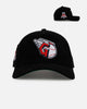 New Era Cleveland Guardians 'Black Cord' 9FORTY A-Frame Corduroy Snapback Black