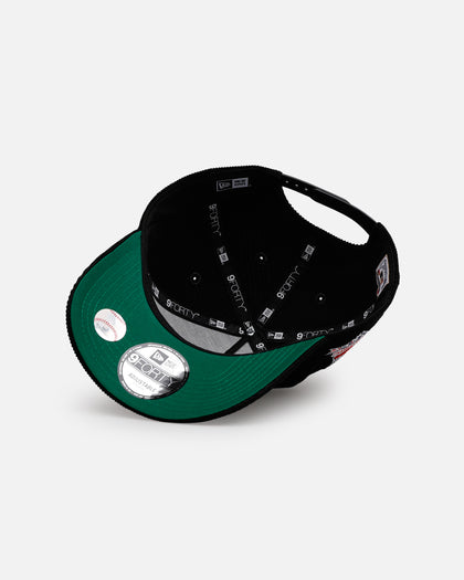 New Era Cleveland Guardians 'Black Cord' 9FORTY A-Frame Corduroy Snapback Black