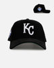 New Era Kansas City Royals 'Black Cord' 9FORTY A-Frame Corduroy Snapback Black
