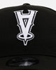 New Era Los Angeles Angels 'Black White Upside Down Logo' 9FORTY A-Frame Snapback Black/White