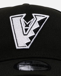 New Era Arizona Diamondbacks 'Black White Upside Down Logo' 9FORTY A-Frame Snapback Black/White