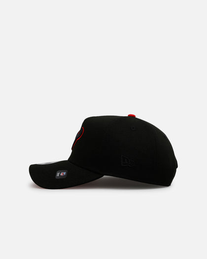 New Era Houston Texans 'Outline' 9FORTY A-Frame Snapback Black