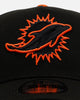 New Era Miami Dolphins 'Outline' 9FORTY A-Frame Snapback Black