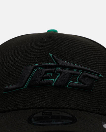 New Era New York Jets 'Outline' 9FORTY A-Frame Snapback Black