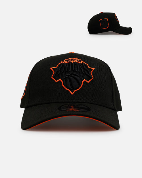 New Era New York Knicks 'Outline' 9FORTY A-Frame Snapback Black