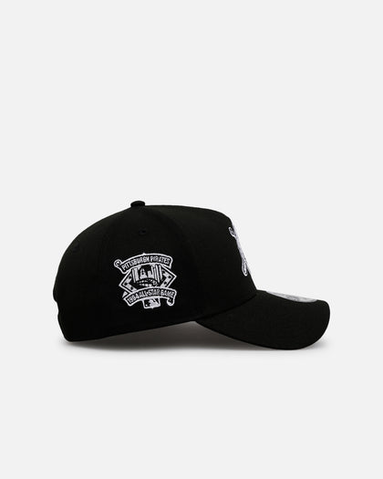 New Era Pittsburgh Pirates 'Black White Upside Down Logo' 9FORTY A-Frame Snapback Black/White