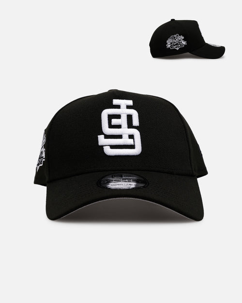 New Era San Francisco Giants 'Black White Upside Down Logo' 9FORTY A-Frame Snapback Black/White