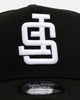 New Era San Francisco Giants 'Black White Upside Down Logo' 9FORTY A-Frame Snapback Black/White
