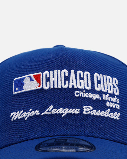 New Era Chicago Cubs 'Workleague' 9FORTY A-Frame Snapback Blue