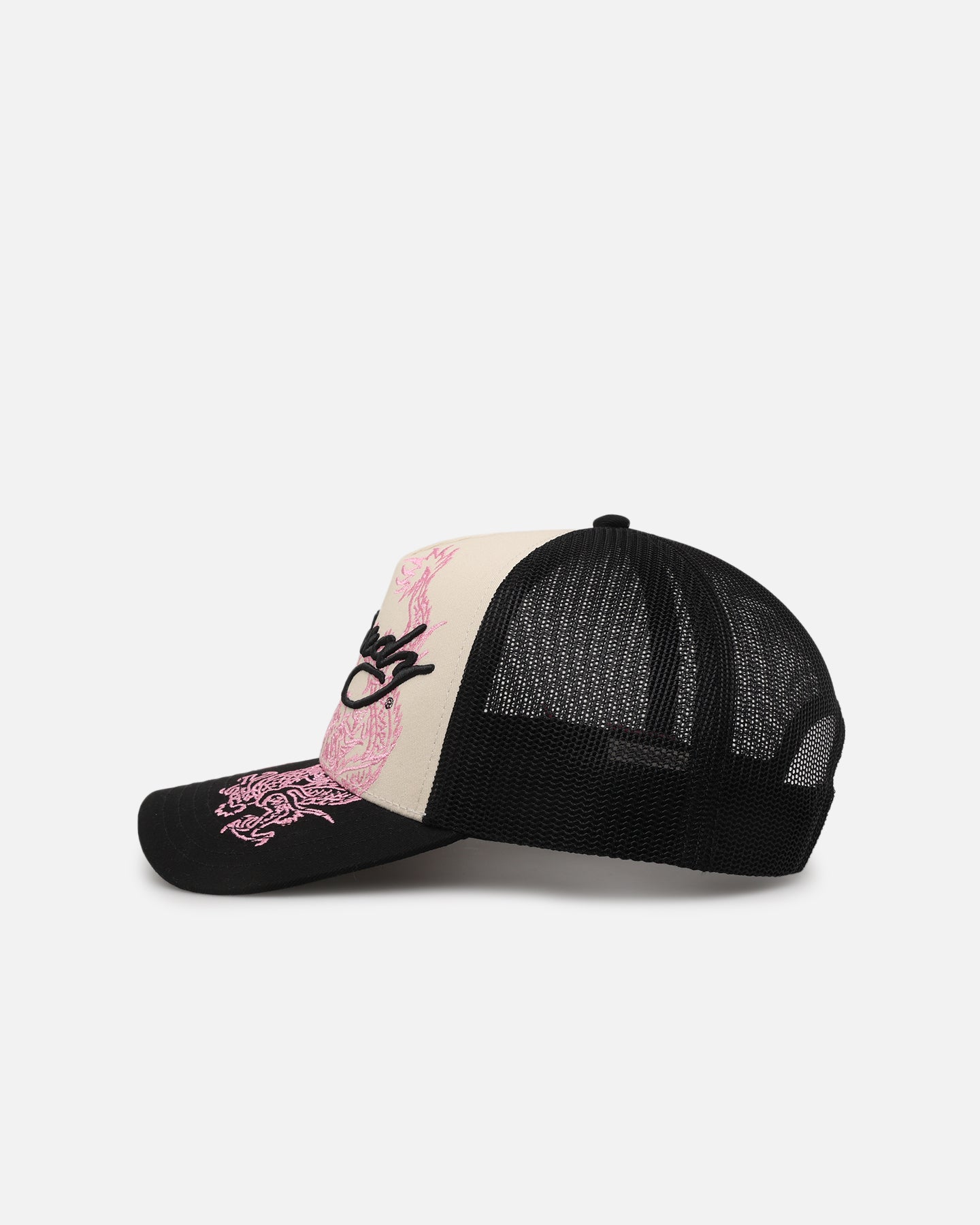 Ed Hardy Dragon Trucker Snapback Black/White | Culture Kings