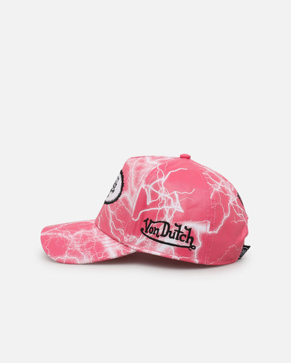 Von Dutch Pink Lightning Trucker Snapback Pink