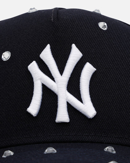 New Era New York Yankees 'Embellishment' 9FORTY A-Frame Snapback Navy