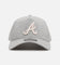 New Era Atlanta Braves 'Cozy' 9FORTY A-Frame Strapback Heather Grey