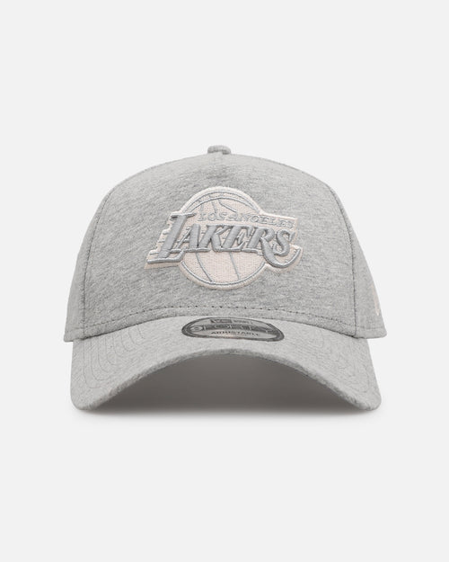 New Era Los Angeles Lakers 'Cozy' 9FORTY A-Frame Strapback Heather Grey