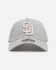 New Era San Diego Padres 'Cozy' 9FORTY A-Frame Strapback Heather Grey