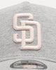 New Era San Diego Padres 'Cozy' 9FORTY A-Frame Strapback Heather Grey
