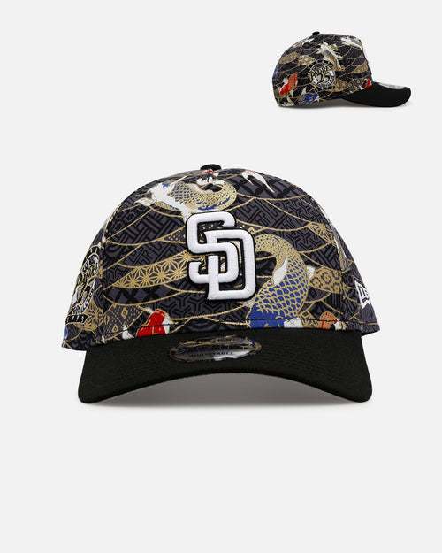 New Era San Diego Padres 'Koi' 9FORTY A-Frame Snapback Black/Multi-Colored