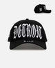 New Era Detroit Tigers 'Oversized Gothic Script Crown' 9FORTY A-Frame Snapback Black/White