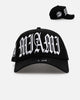 New Era Miami Dolphins 'Oversized Gothic Script Crown' 9FORTY A-Frame Snapback Black/White