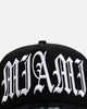 New Era Miami Dolphins 'Oversized Gothic Script Crown' 9FORTY A-Frame Snapback Black/White