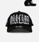 New Era Oakland Athletics 'Oversized Gothic Script Crown' 9FORTY A-Frame Snapback Black/White